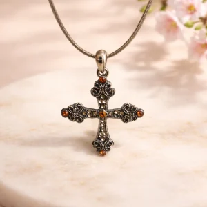 Filigree Cross Necklace