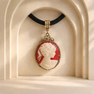 Victorian Cameo Pendant Necklace