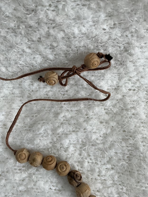 Vintage Hand-Carved African Wildlife Safari Necklace - Wood Animal Charms